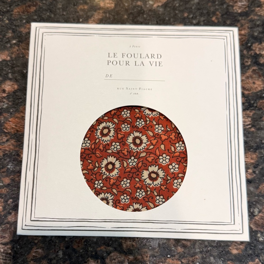 Sézane floral Red Scarf